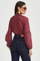 Blusa Verena Merlot