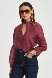 Blusa Verena Merlot