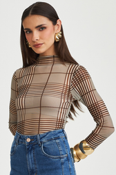 Blusa Amanda Xadrez