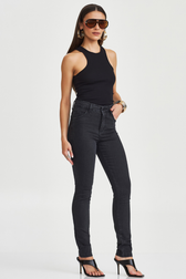 Calça Skinny Media Laura Black