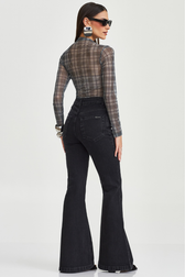 Calça Maxi Flare Hilary Black