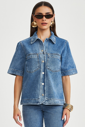 Camisa Jeans Marisa