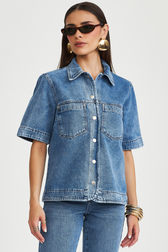 Camisa Jeans Marisa