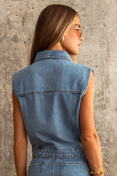 Colete Jeans Justine