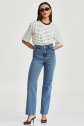 Calça Jeans Reta Ariana Santinelo