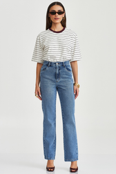 Calça Jeans Reta Ariana Santinelo