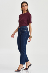 Calça Jeans Reta Brigida Muller