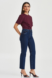 Calça Jeans Reta Brigida Muller