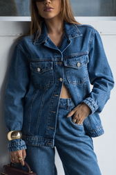 Jaqueta Jeans Over Melinda