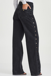 Calça Wide Leg Thassia Ilhos