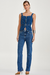 Calça Jeans Reta Mel Renault