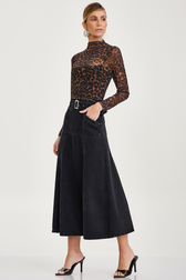 Saia Midi Pietra Black