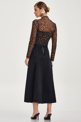 Saia Midi Pietra Black