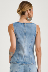 Blusa Jeans Graziela