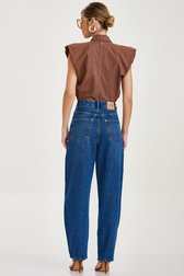 Calça Jeans Barrel Lia