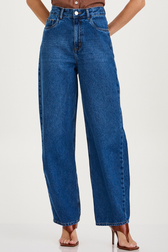 Calça Jeans Barrel Lia