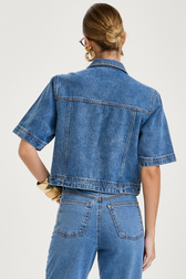 Camisa Cropped Viola
