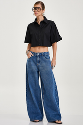 Calça Jeans Baggy Aria Boechat