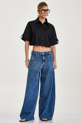 Calça Jeans Baggy Aria Boechat