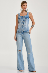 Calça Jeans Flare Josy