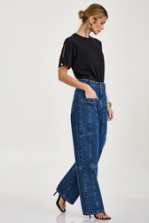 Calça Jeans Balloon Wide Astrid