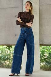 Calça Jeans Balloon Wide Astrid