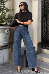 Calça Jeans Balloon Wide Astrid