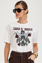 T-Shirt White Guns N' Roses