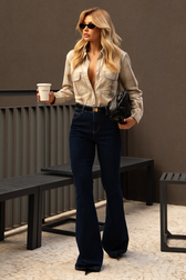 Calça Jeans Flare Denise