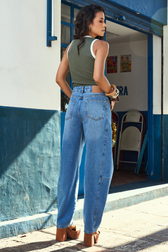 Calça Jeans Barrel Lue