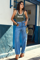 Calça Jeans Barrel Lue