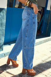 Calça Jeans Barrel Lue