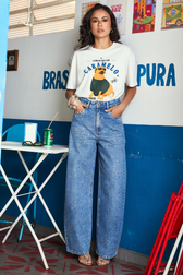 Calça Jeans Balloon Wide Joane Hexa