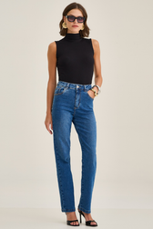 Calça Jeans Reta Ariana Leblanc