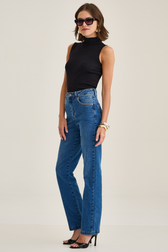 Calça Jeans Reta Ariana Leblanc
