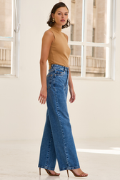 Calça Jeans Reta Jade York 