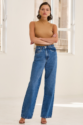 Calça Jeans Reta Jade York 
