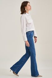 Calça Jeans Flare Dani Lombardi