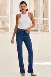 Calça Jeans Boot Cut Manu Perrone