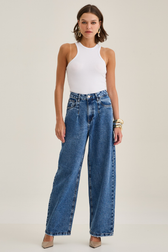 Calça Jeans Balloon Wide Diane