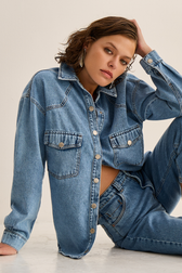Camisa Jeans Over Kate