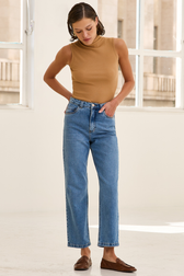 Calça Jeans Reta Briana Stevens