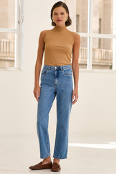 Calça Jeans Reta Briana Stevens