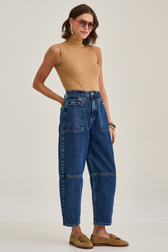 Calça Jeans Balloon Elise