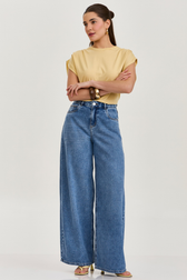 Calça Jeans Baggy Aria Savoy