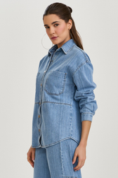 Camisa Over Zoe Soft Listras