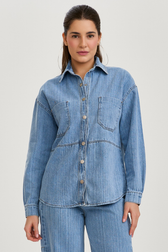 Camisa Over Zoe Soft Listras