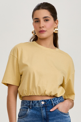 T-Shirt Cropped Kaila Vanilla