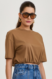 T-Shirt Cropped Kaila Toffee