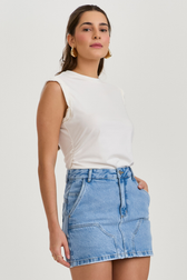 Short Saia Jeans Carpenter Carol